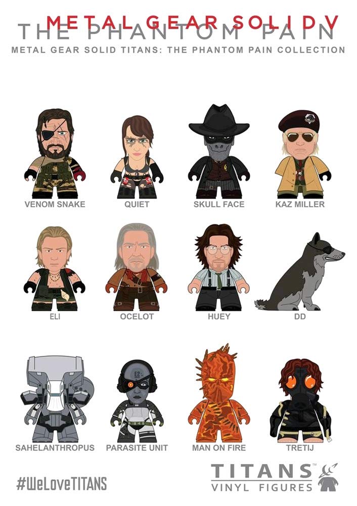 Titan Metal Gear Solid V Collection 3" Vinyl Mini Figure Blind Box
