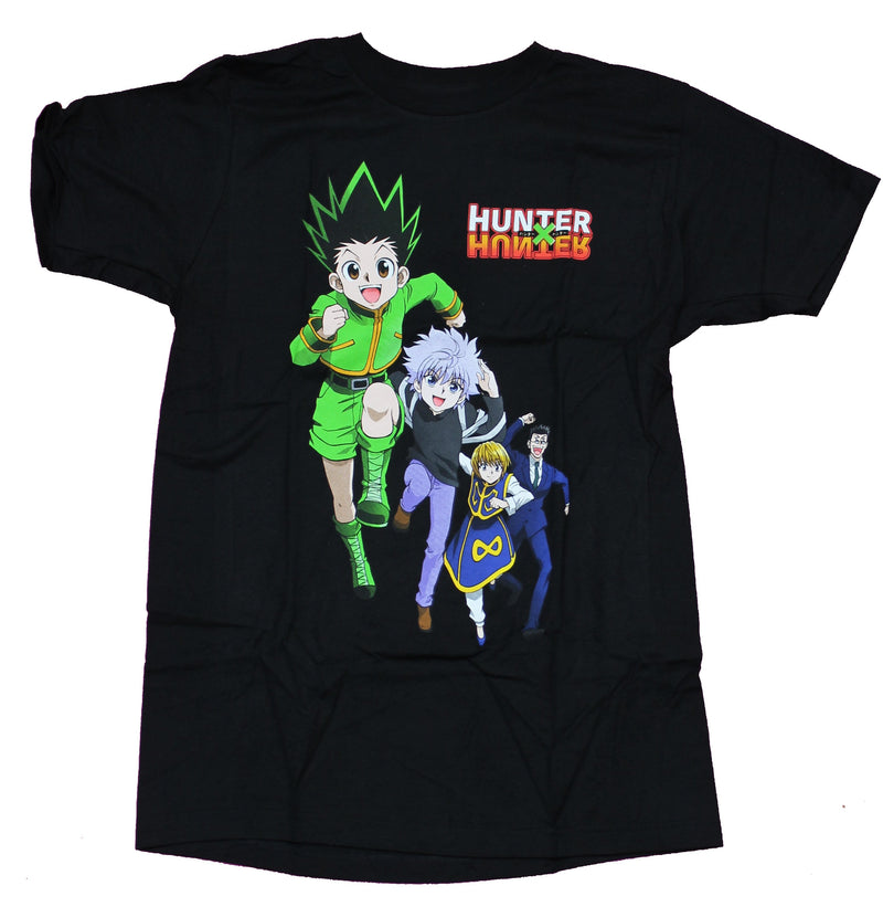Hunter X Hunter Mens T-Shirt - Running Group Under Logo