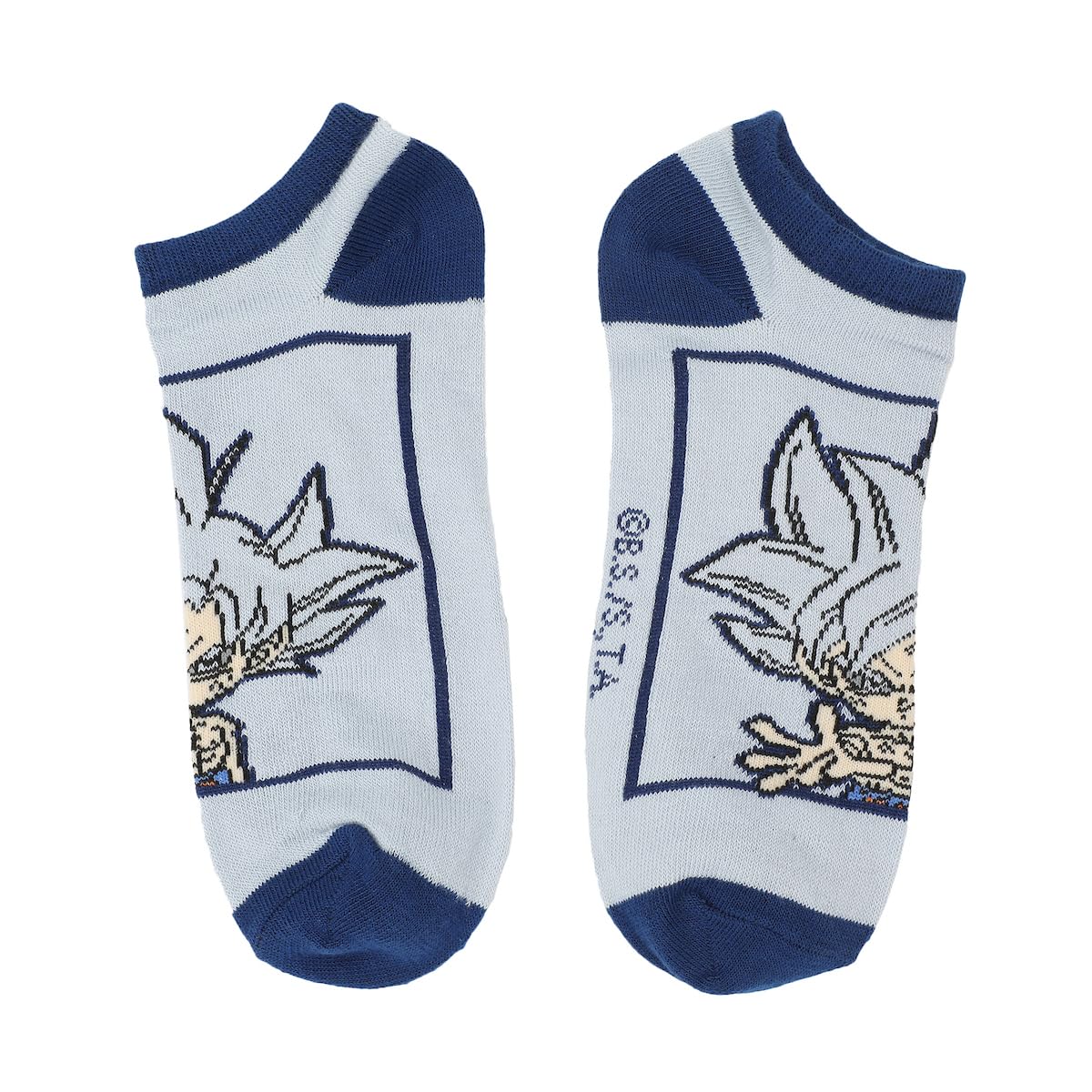 Dragon Ball Super Goku Saiyan Transformations Adult 5-Pair Ankle Socks