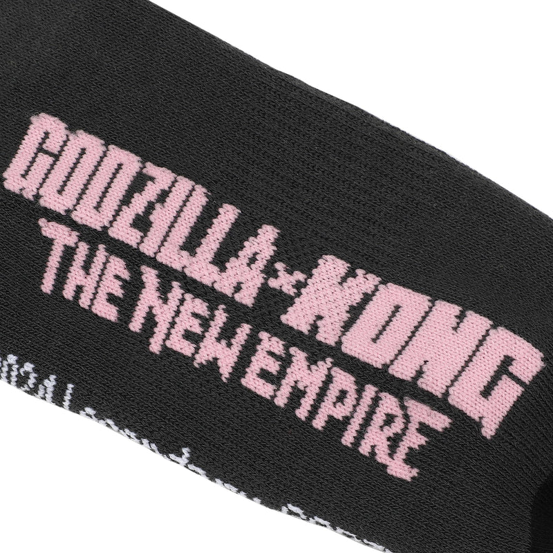 Bioworld Godzilla Vs. Kong The New Empire UV Color Change Godzilla Adult Athletic Crew Socks-OSFA