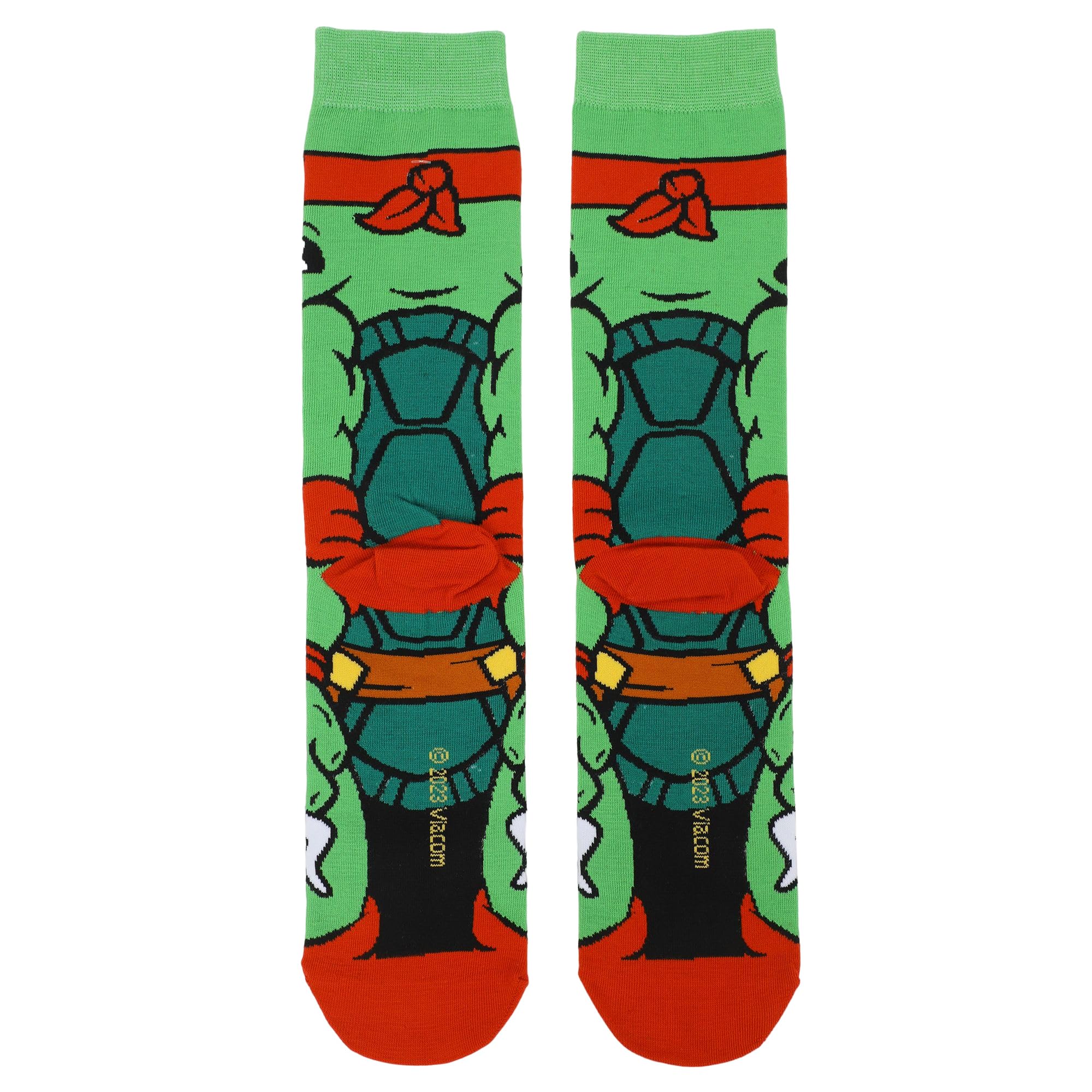 Bioworld Teenage Mutant Ninja Turtles Animigos Men’s Crew Socks