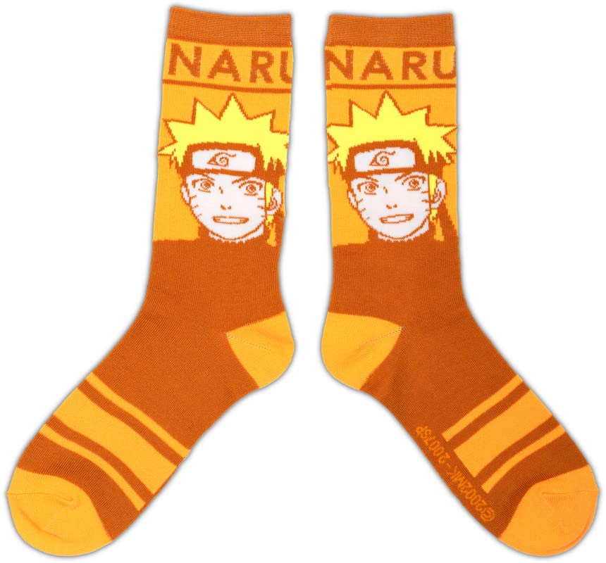 Ripple Junction Naruto Shippuden Adult Anime Crew Socks