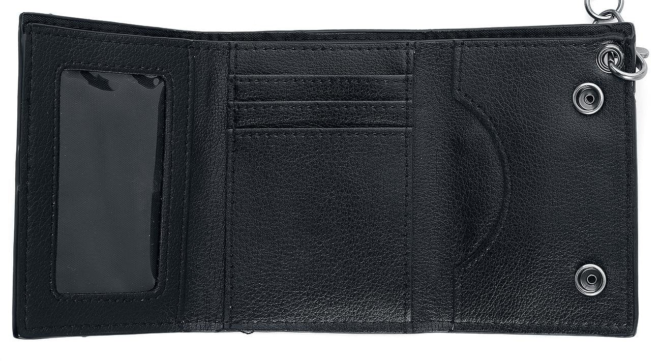 Bioworld Marvel The Punisher Skull Logo Mens Biker Chain Wallet,Black,One Size