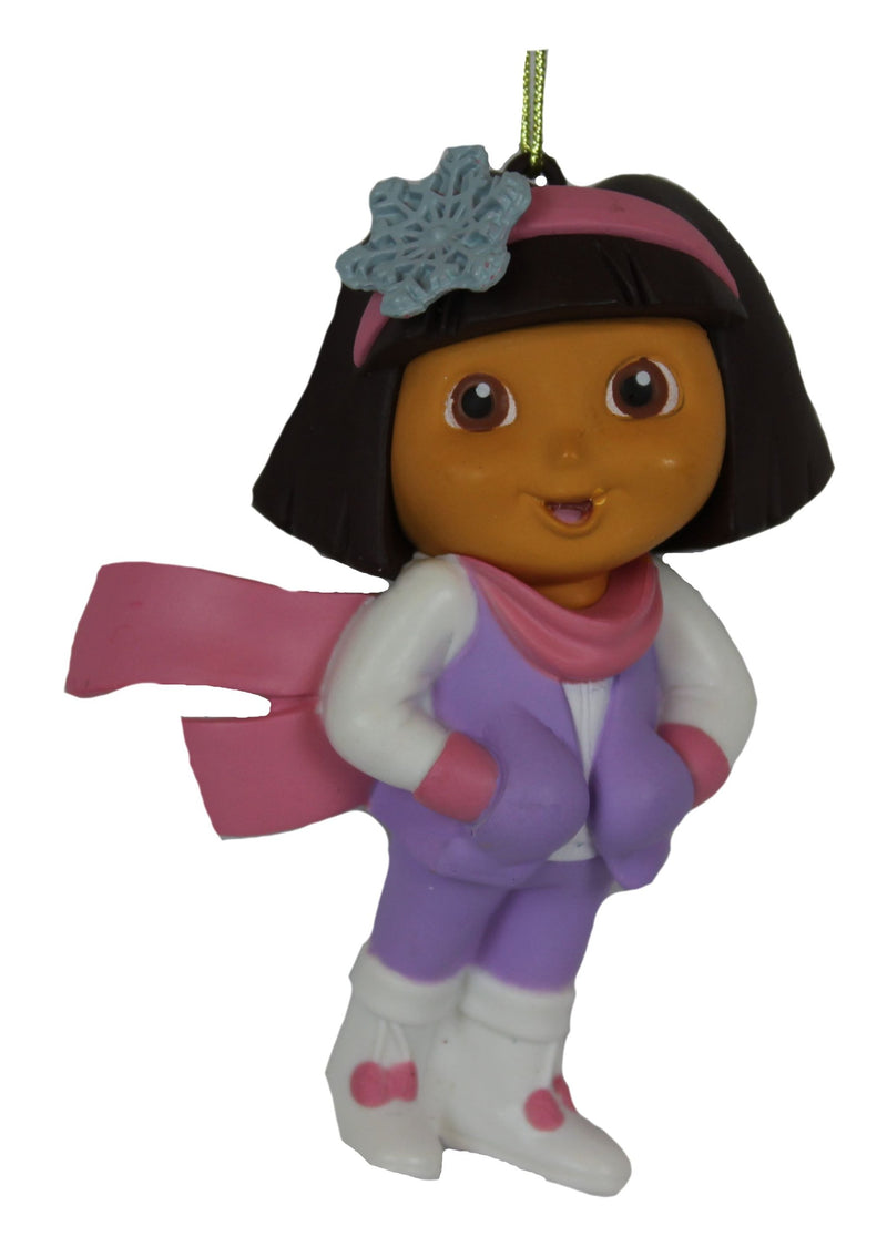 Dora the Explorer Hands in Pockets 4" 3d Resin Christmas Ornament