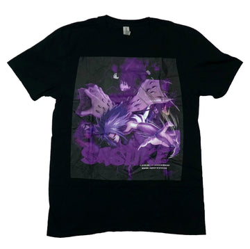 Sasuke After Love  Mens T-Shirt -All Purple Characters With Sharp Nails