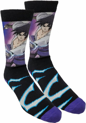 Ripple Junction Naruto Shippuden Adult Anime Crew Socks Attack Pose Officially Licensed