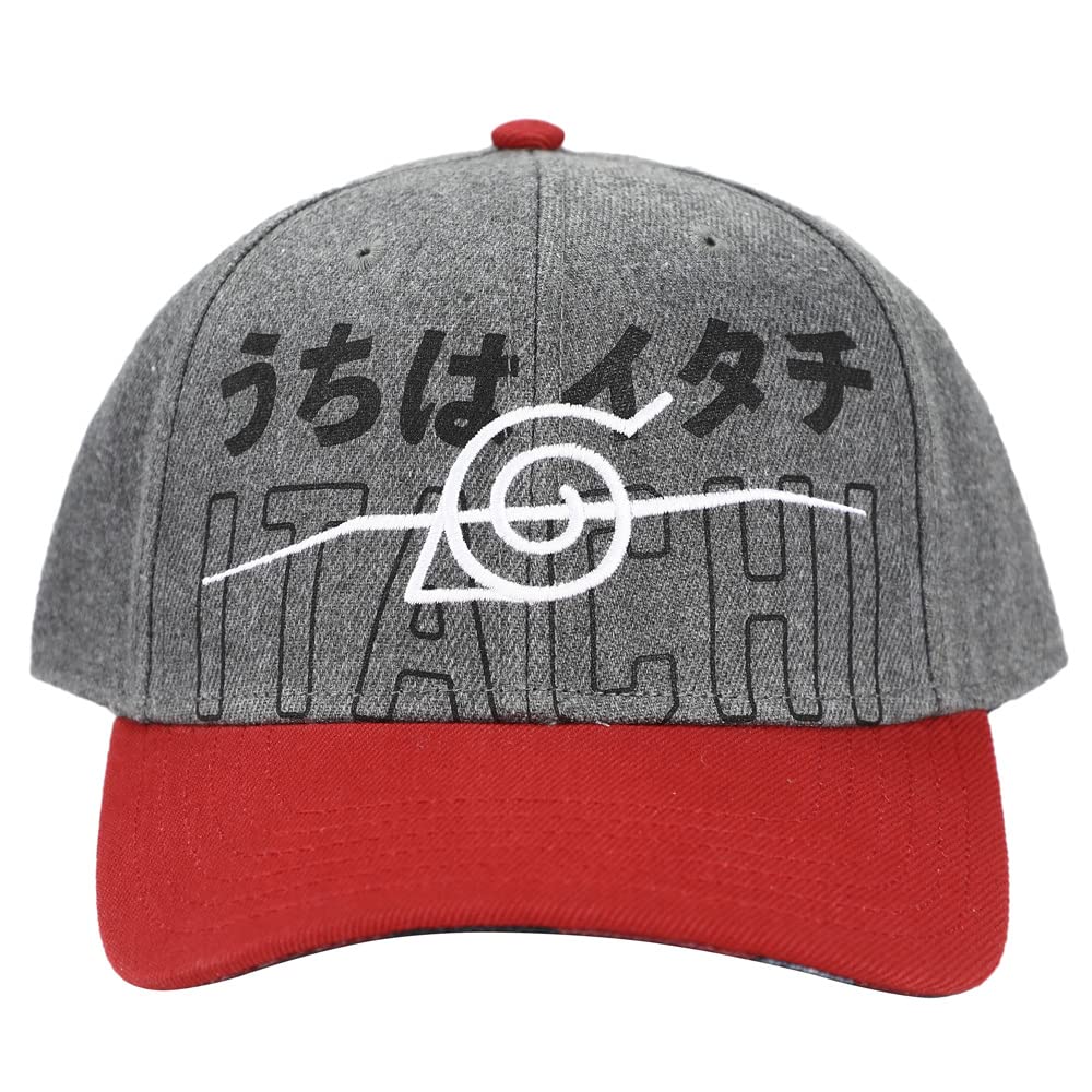 Bioworld Naruto Itachi Anti Leaf Village Slouch Snapback Hat for Men