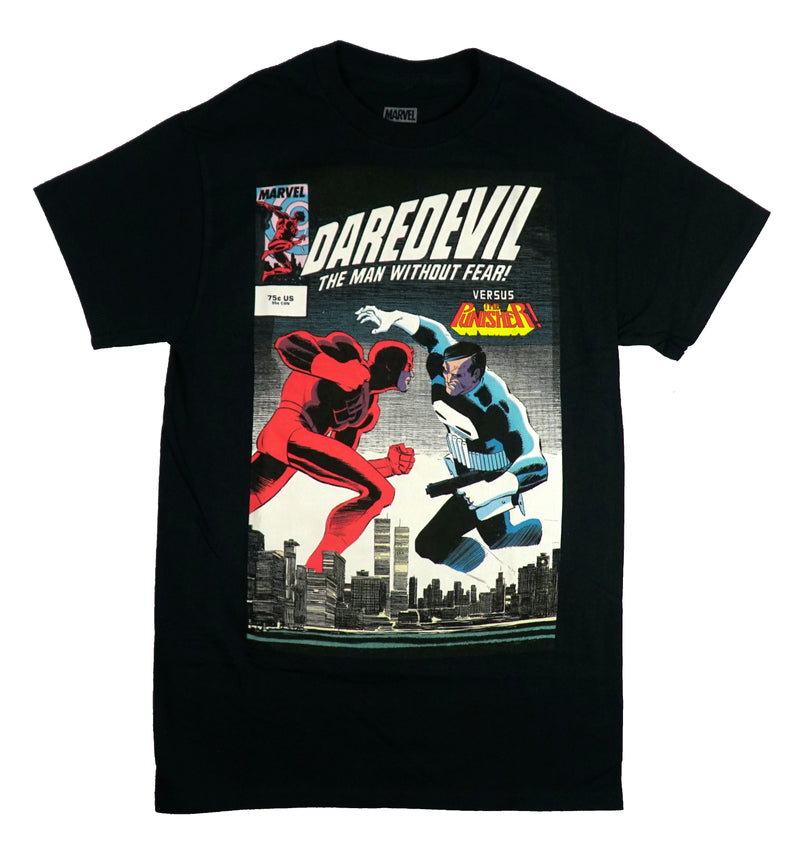 Daredevil Comic Book Cover Daredevil vs Punisher The Man Without Fear
