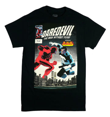 Daredevil Comic Book Cover Daredevil vs Punisher The Man Without Fear