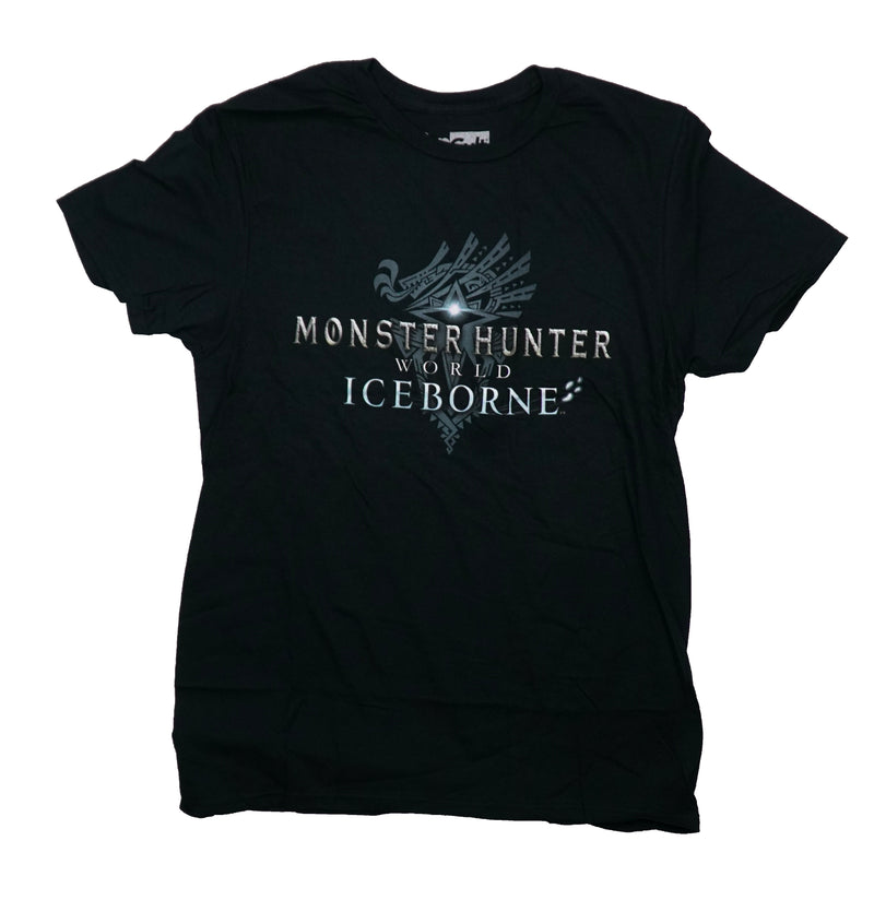 Monster Hunter World Mens T-Shirt - Iceborne Blue Crest