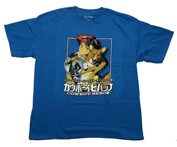 Cowboy Bebop Mens T-Shirt - Ed & Ein Collage Image