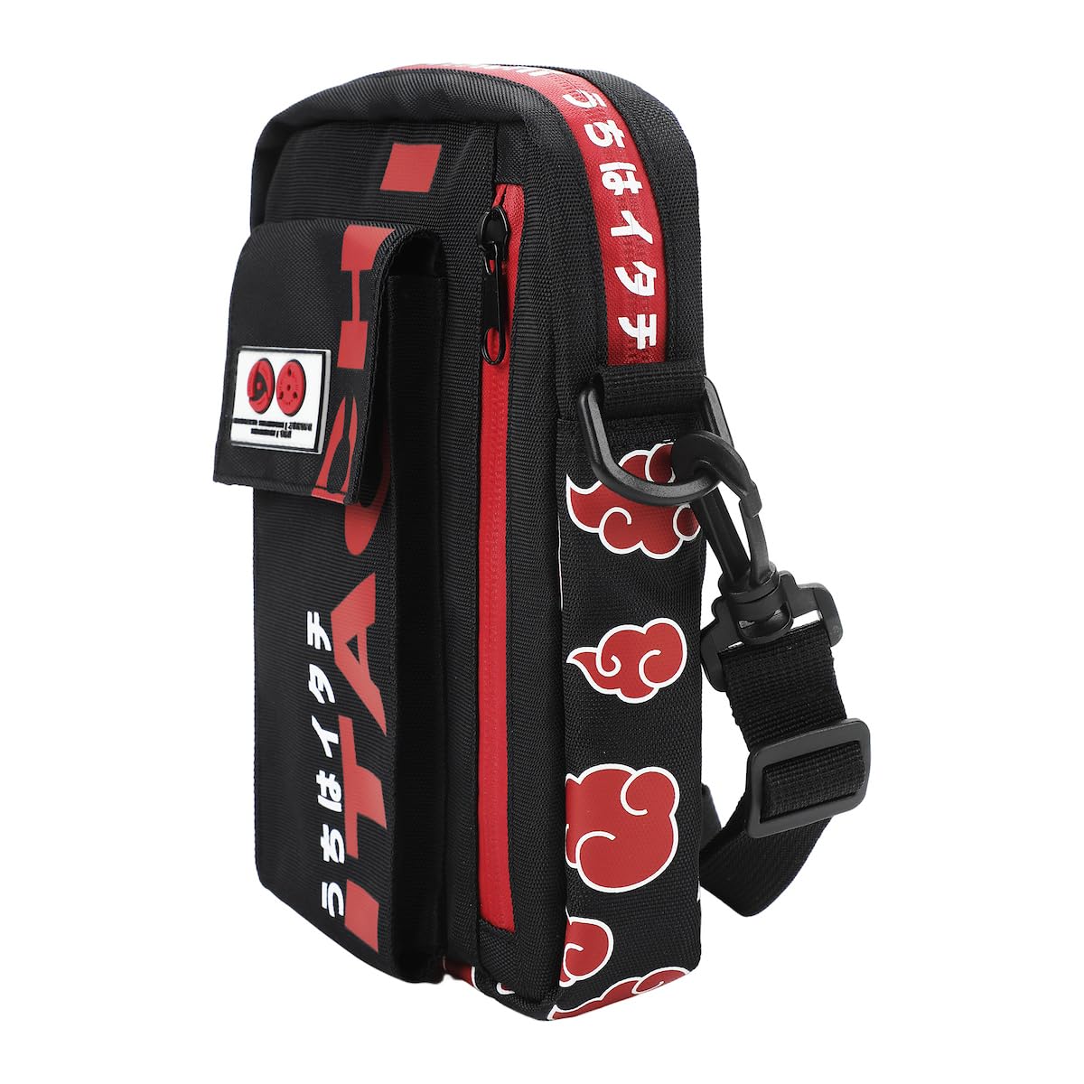 Bioworld Naruto Shippuden Itachi Unisex Adult Black Mini Messenger Bag