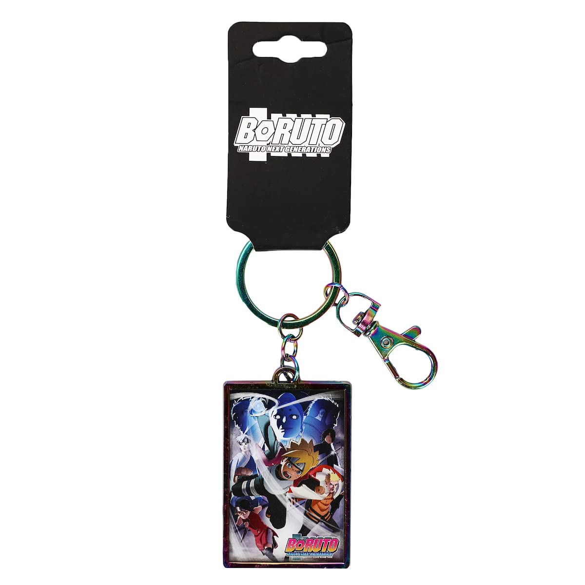Bioworld Metal Boruto Poster Art Keychain