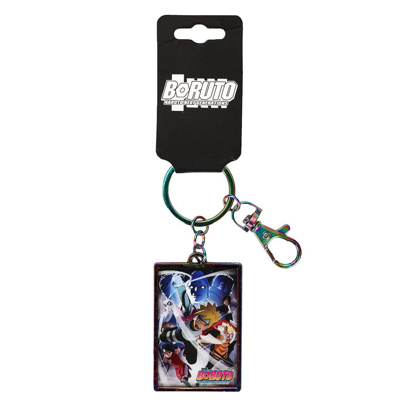 Bioworld Metal Boruto Poster Art Keychain