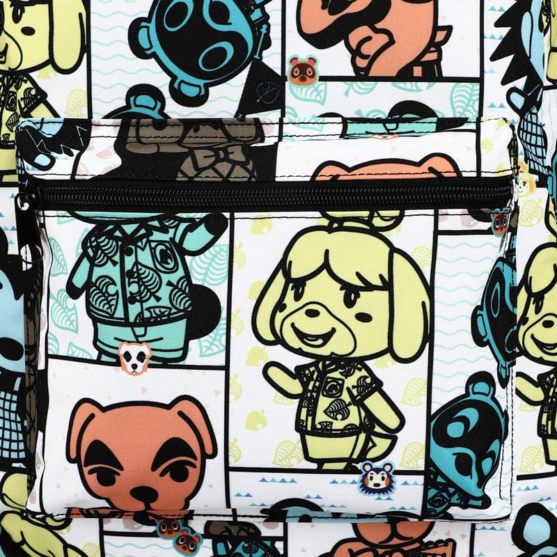 Animal Crossing Online Video Game Tile Print Sublimated Laptop Backpack