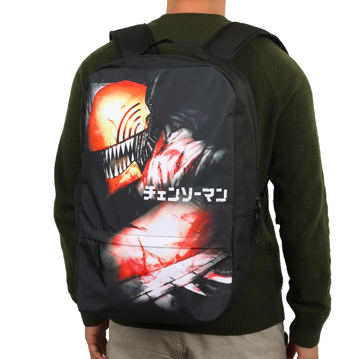 Chainsaw Man Denji Black Laptop Backpack