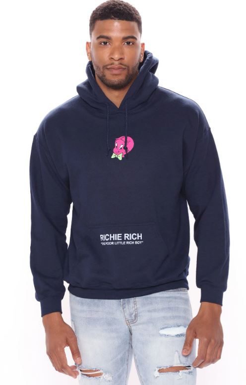 Richie Rich The Poor Little Rich Boy Hooded Sweatshirt Hoodie
