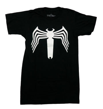 Spider-Man 2 Mens T-Shirt - Black Suit Logo