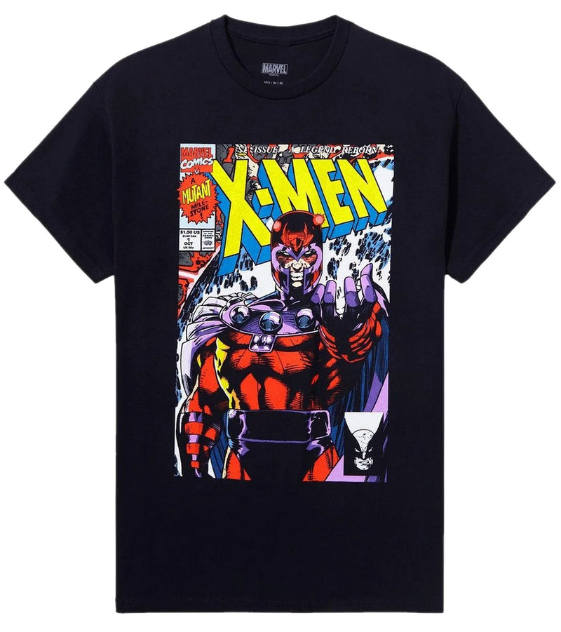 X-Men Mens T-Shirt - Magneto Jim Lee Issue I Crushing Force Image - Inmyparentsbasement.com
