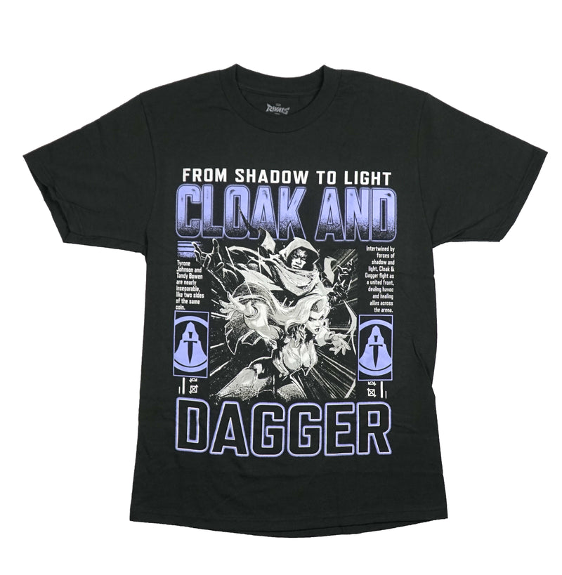 Marvel Rivals Mens T-Shirt -  Cloak & Dagger Tyrone & Tandy