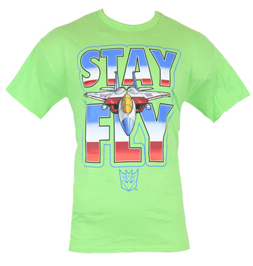 Transformers Mens  T-Shirt - Stay Fly Star Scream Image