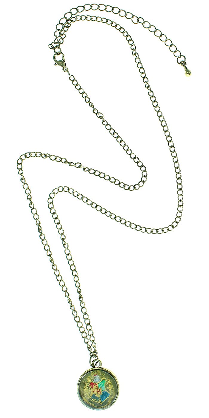 Bioworld Harry Potter Hogwarts Crest Pendant Necklace