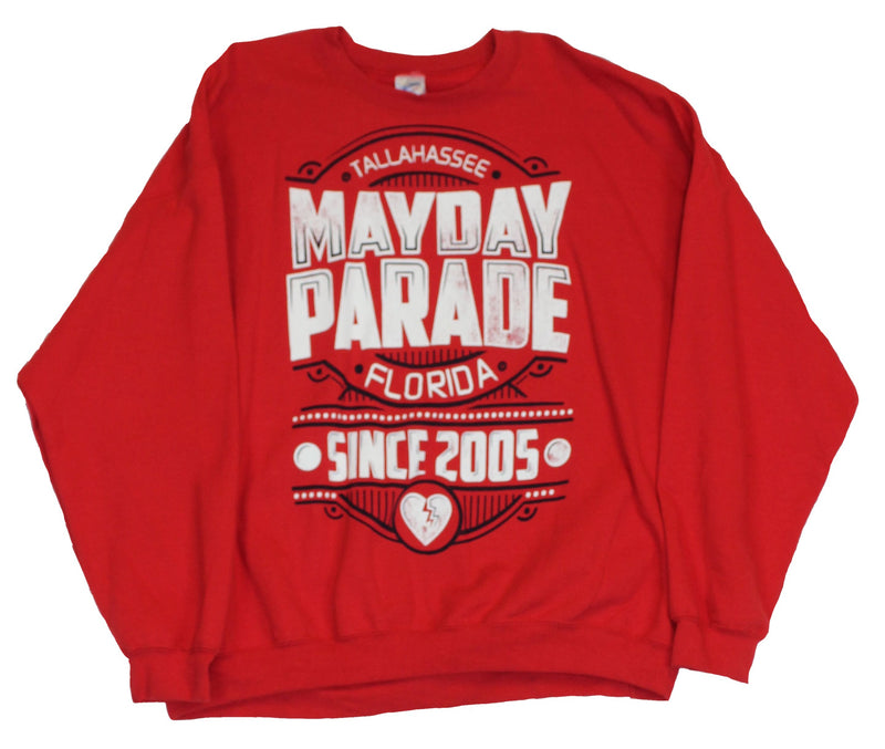 Mayday PArade Crew Neck Sweatshirt - Tallahasse Florida Since 2005 Broken Heart