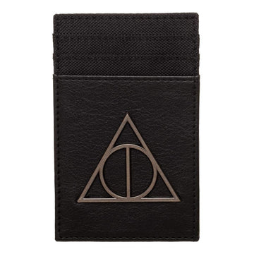 BW Harry Potter Deathly Hallows Badge Front Pocket Wallet,Black,One Size