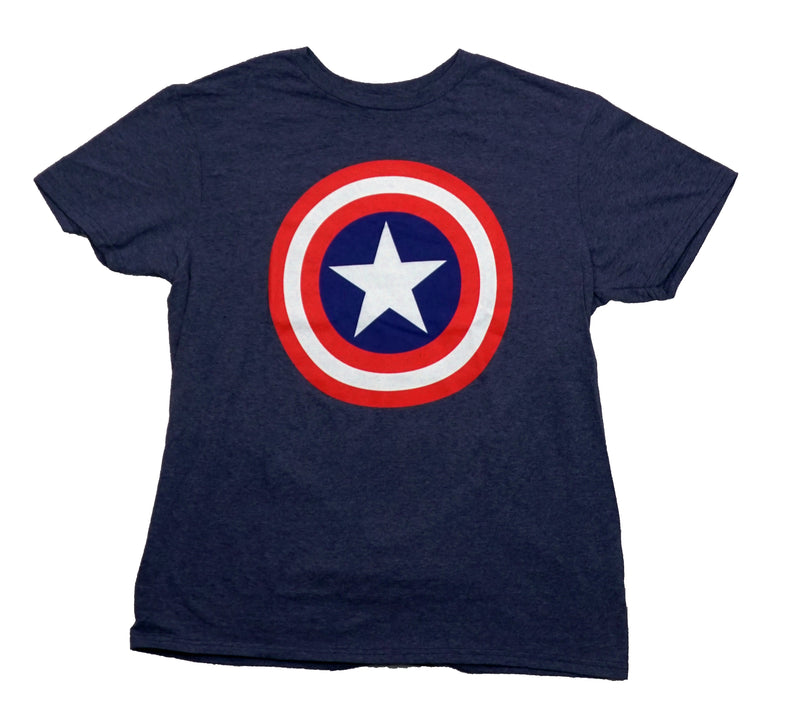 Captain America Mens T-Shirt - Classic Full Color Shield. - Inmyparentsbasement.com