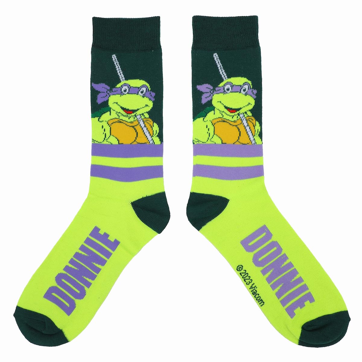 Bioworld Teenage Mutant Ninja Turtles Characters 5-Pair Men's Casual Crew Socks