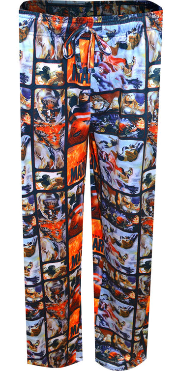MARVEL Mens Marvel Comics Age of Marvel Movie Scenes Lounge Pants