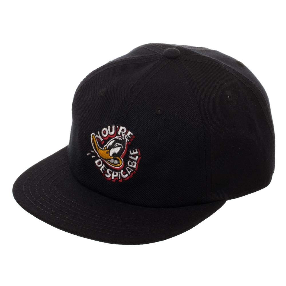 Daffy Duck Snapback Looney Tunes Hat Daffy Duck Hat Looney Tunes Snapback Black