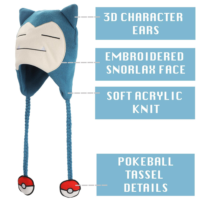 Pokémon Snorlax Blue Laplander Knit Beanie Cap