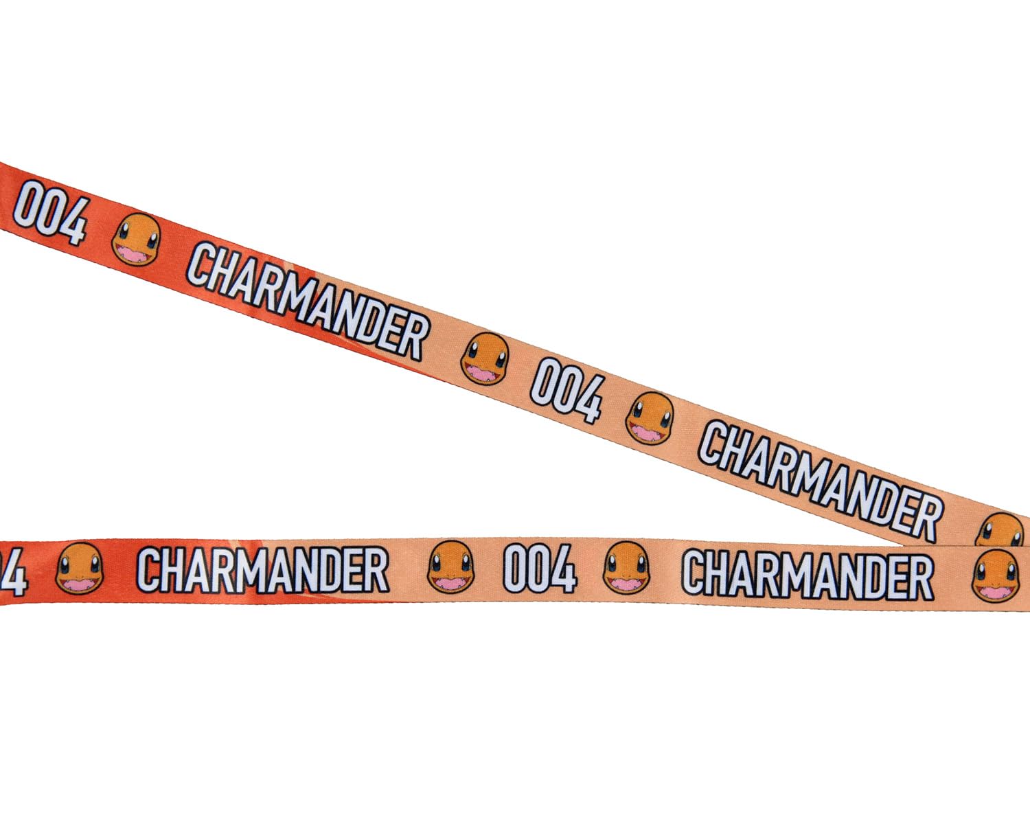 Pokemon Charmander 004 ID Badge Holder Rubber Charm 2-Sided Breakaway Lanyard