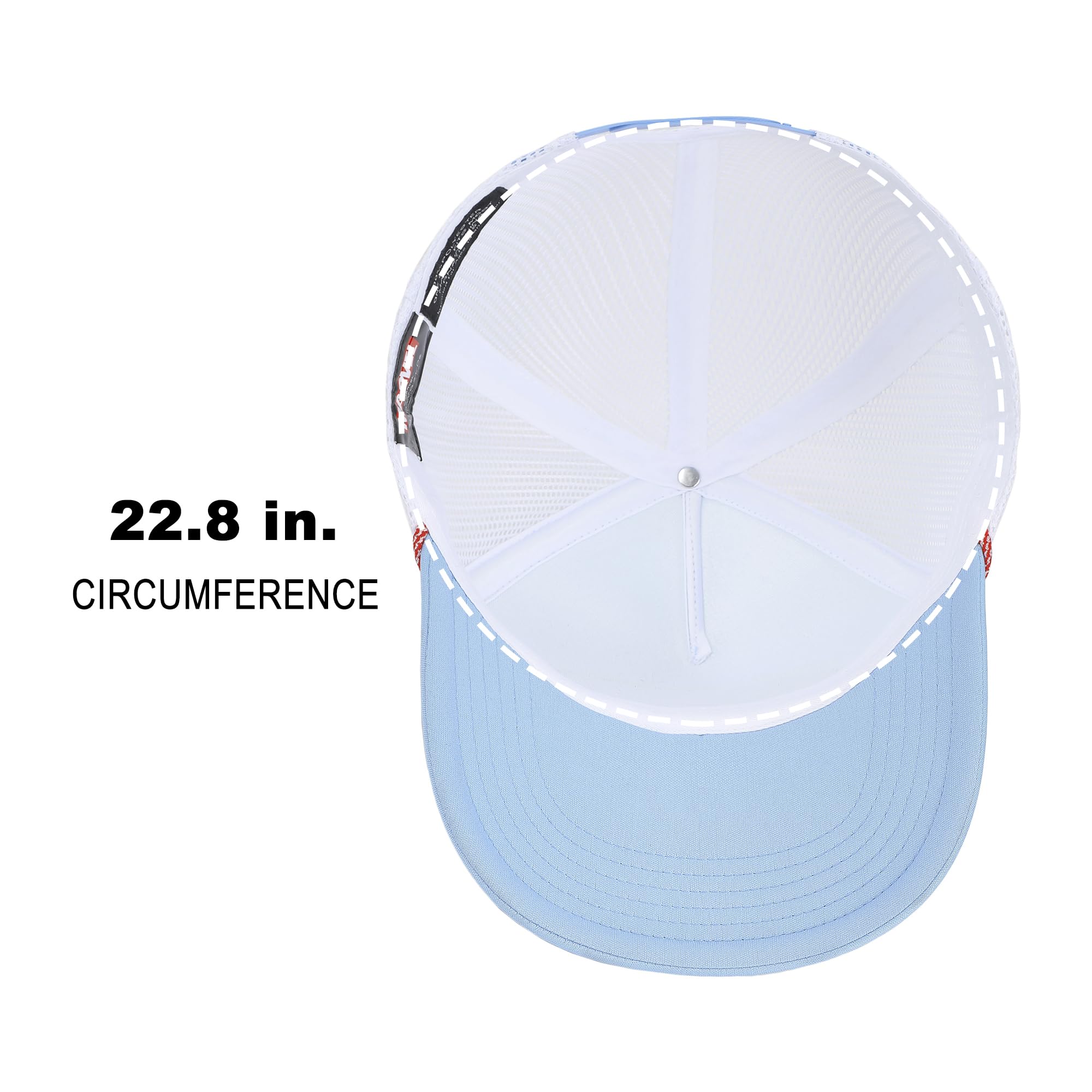 Marvel Universe Captain America Superhero Shield & Wings Adult Blue Trucker Hat