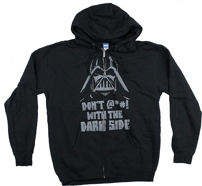 Star Wars Mens Hoodie Sweatshirt - Don't Blank With The Darkside