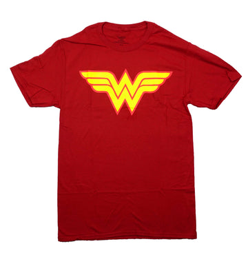 Wonder Woman Mens T-Shirt - Classic Two Color Logo
