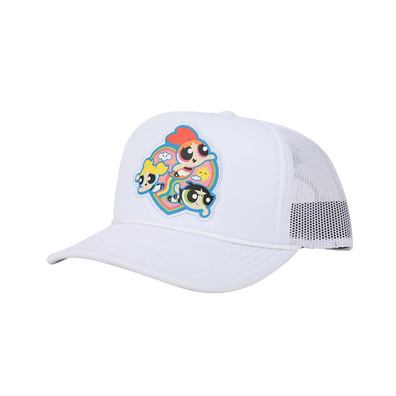 Bioworld Powerpuff Girls Women's Mesh Trucker Hat White