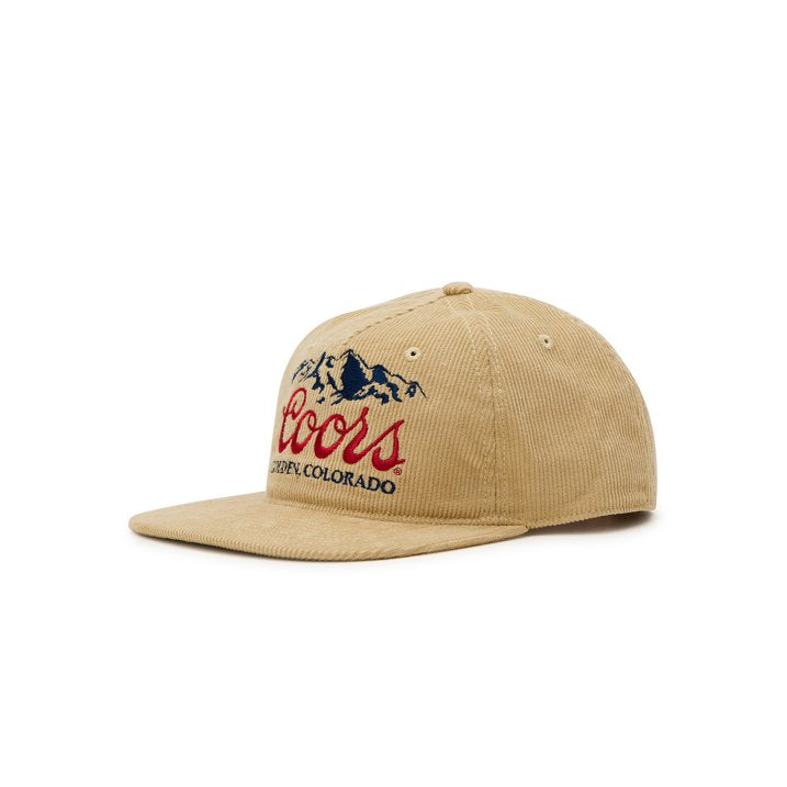 COORS Beer Men's Snapback Hat Corduroy