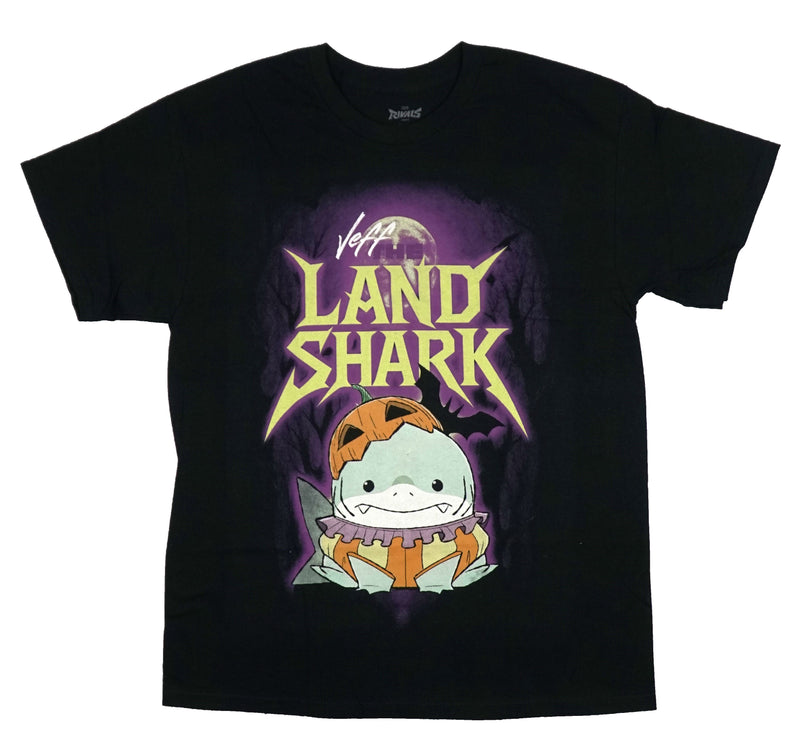 Marvel Rivals Mens T-Shirt - Jeff the Land Shark in Pumpkin Costume