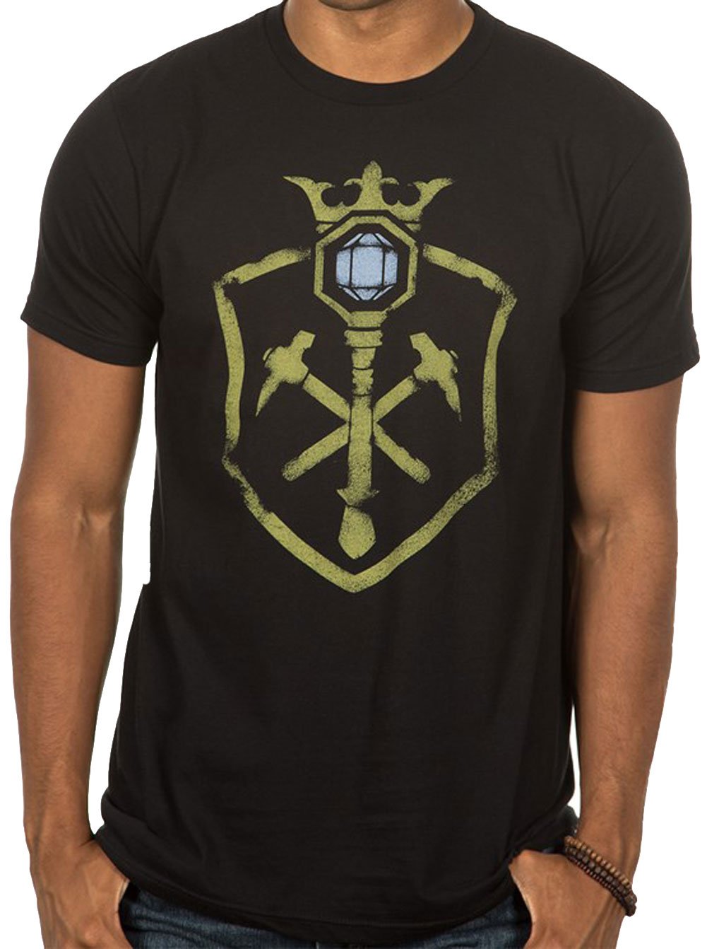 Everquest Mens T-Shirt - Distressed Landmark Shield Image