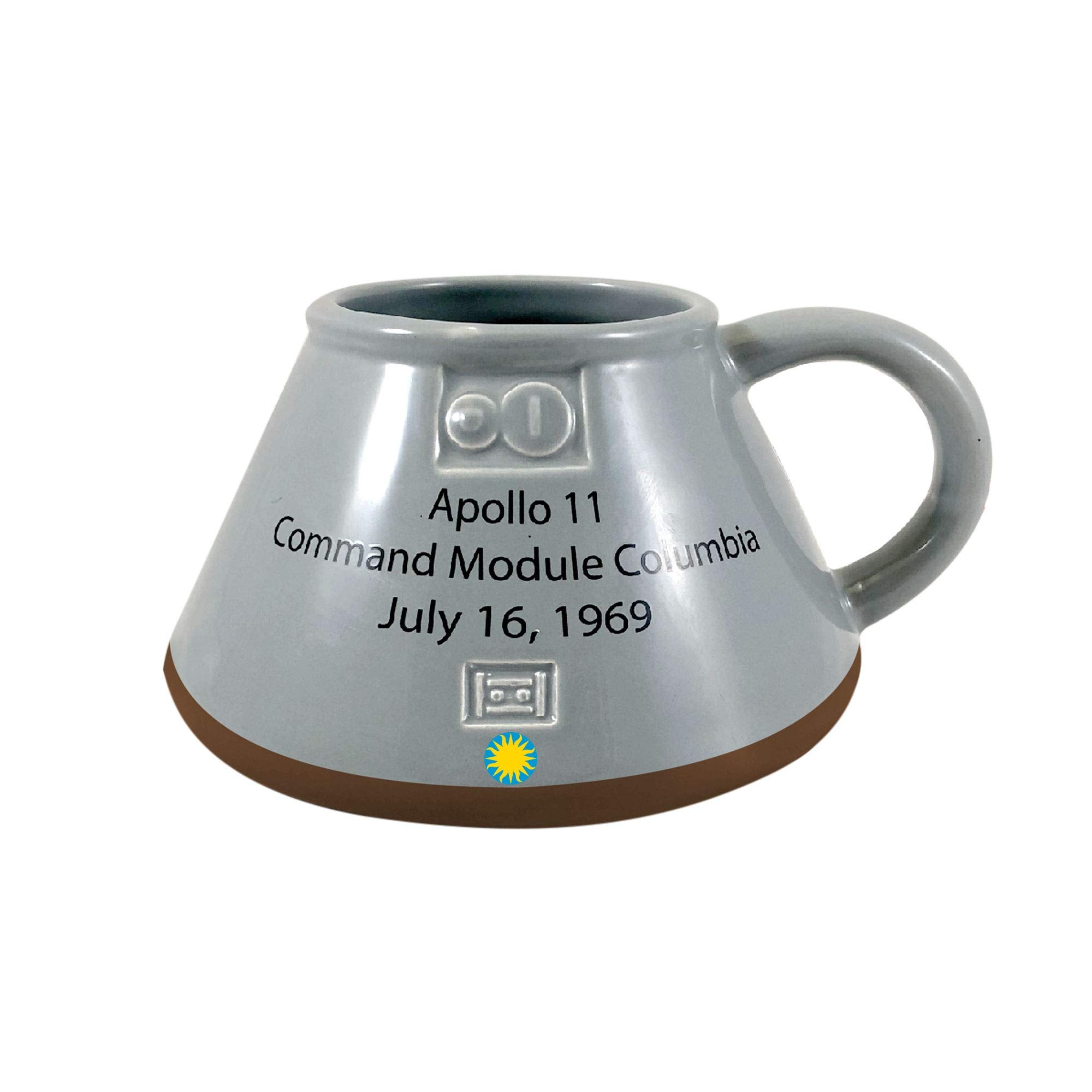 Vandor Smithsonian Apollo 11 Module 20 Oz. Sculpted Ceramic Mug, Gray