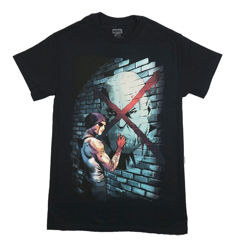 Daredevil Mens T-Shirt - Mime Crossing Out King Pin