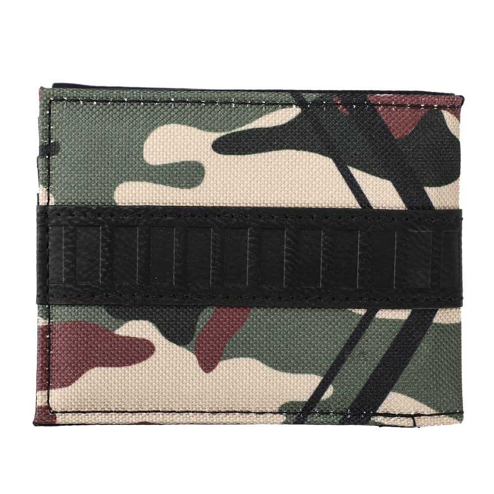 Bioworld Punisher Screen Print and Digital Print PU and Nylon Bifold Wallet