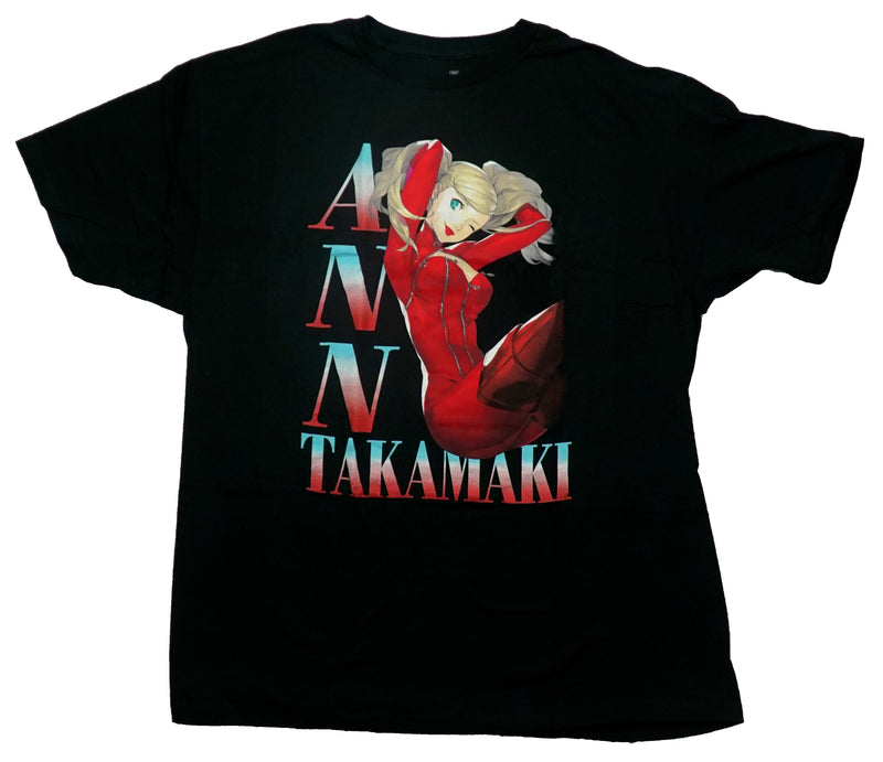 Persona 5 Mens T-Shirt - Ana Takamaki Winking Pose