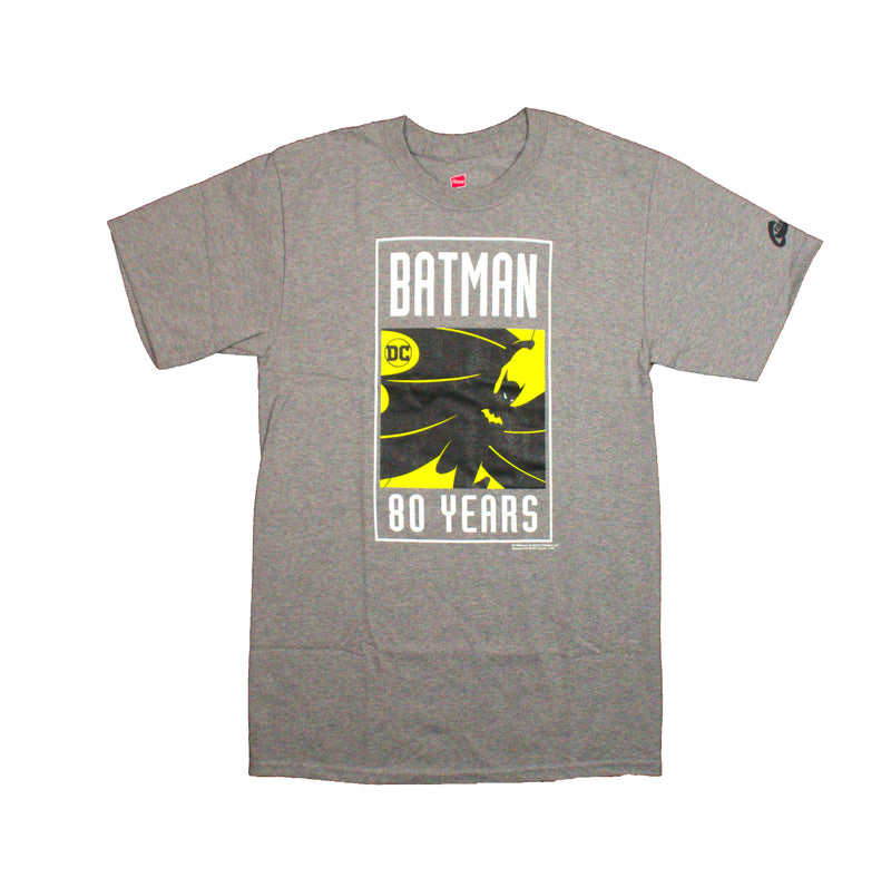 Graphitti Designs Batman 80 Years Anniversary Logo DEADSTOCK VINTAGE T-SHIRT New