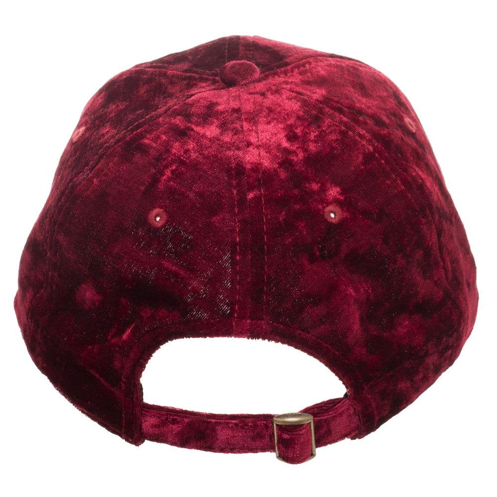 Harry Potter Red Plush Velvet Alohomora Spell Dad Cap Hat