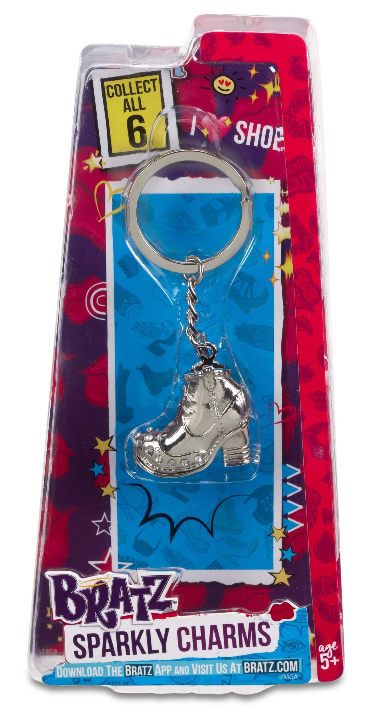 Bratz Sparkly Charm Keychain -Style 6