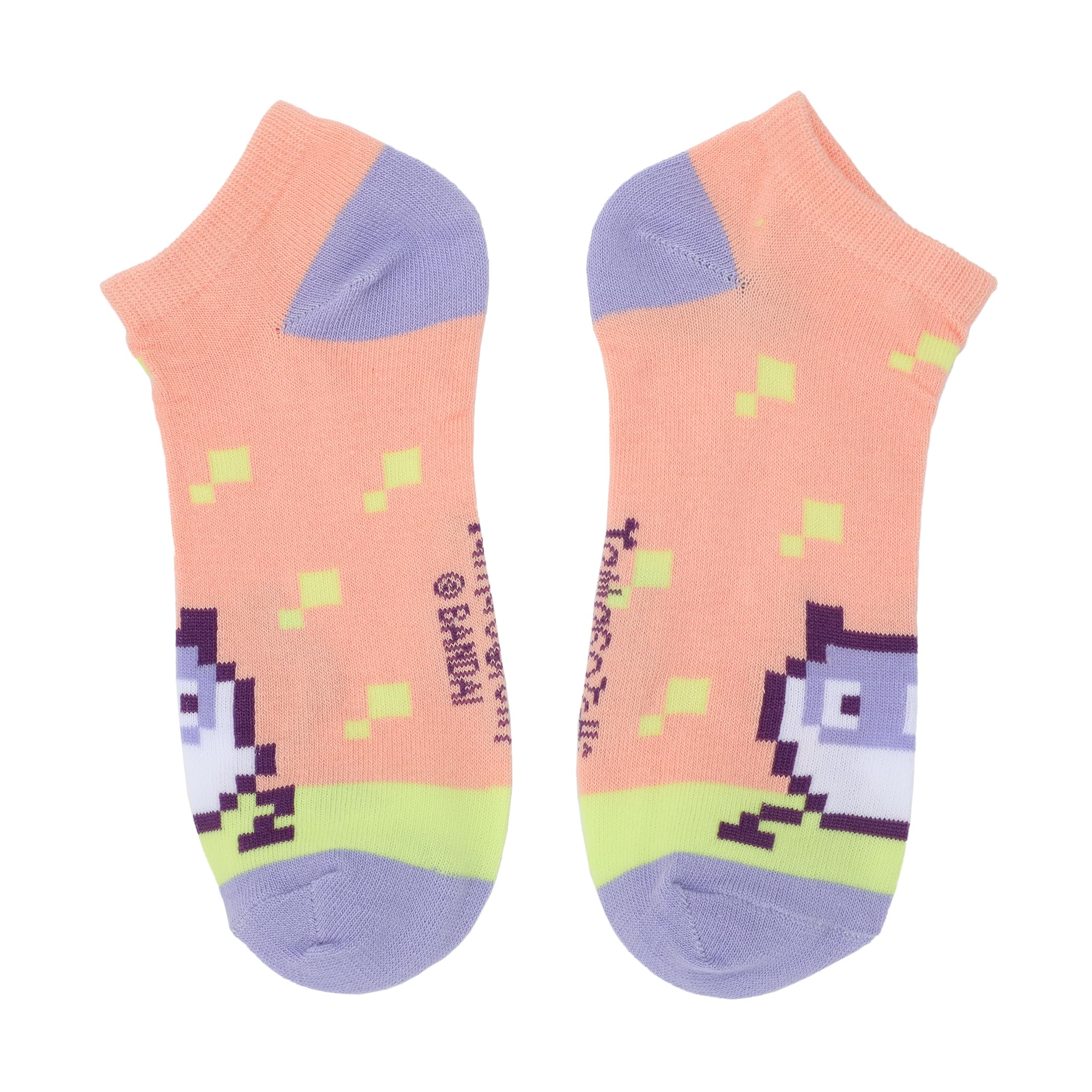 Bioworld Tamagotchi Pets Play With Me Women's 5-Pair Ankle Socks