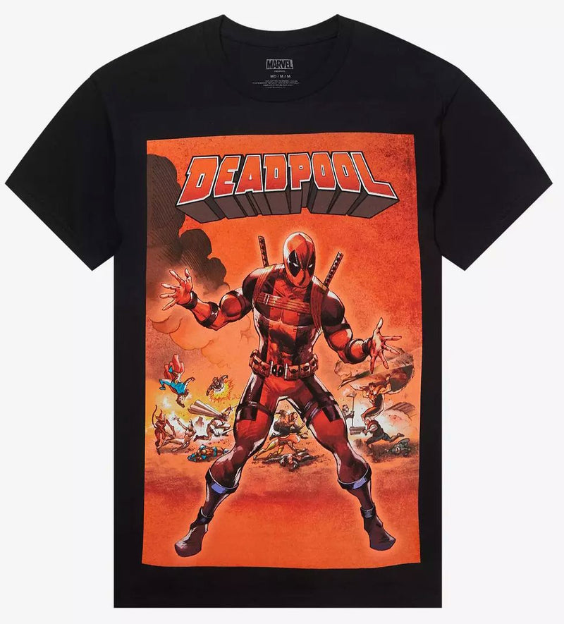 Deadpool & Wolverine Mens T-Shirt - Deadpool Secret Wars 8 Homage Image